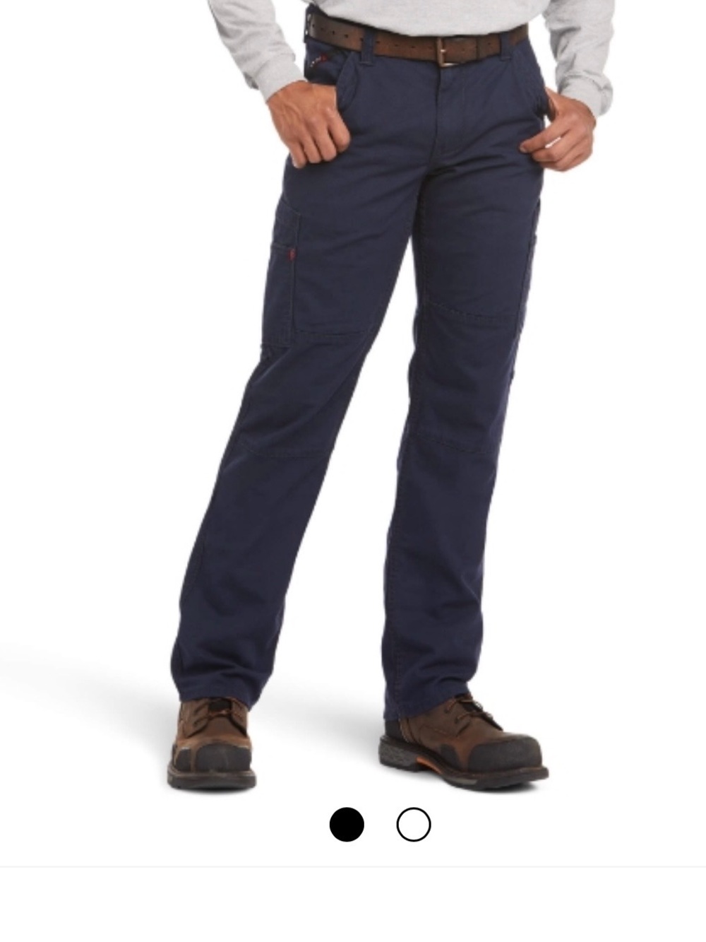 Ariat FR M5 Duralight Stretch Canvas Straight Leg Pant - Navy 34x30
